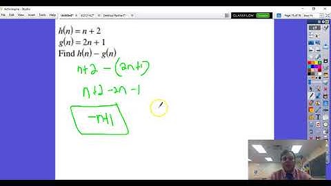 Adding and Subtracting Functions