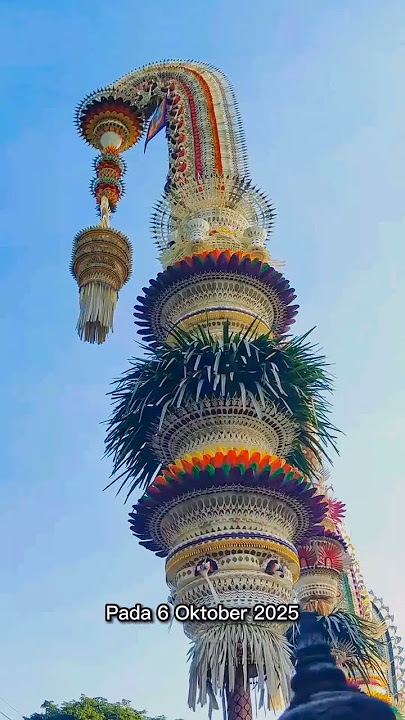 🌾 Amazing Bali Festival 2025 | Kapal Village Penjor Competition ✨ #bali