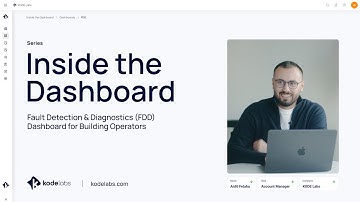 Inside the dashboard: Fault Detection & Diagnostics (FDD) Dashboard for Building Operators