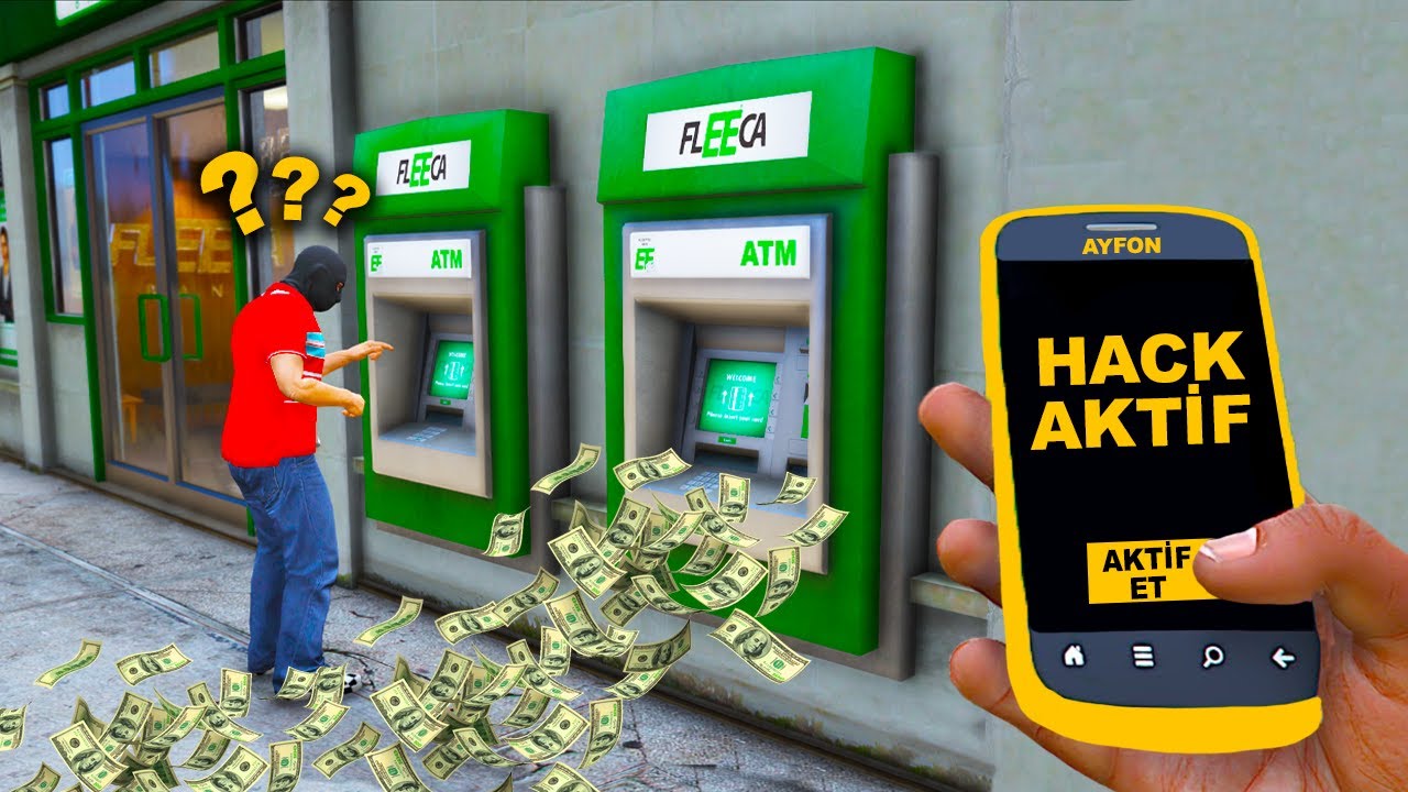 🏧 Çin'den Aldığım Cihazla Şehirdeki ATM'leri Hackledim 🏧 GTA 5