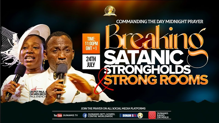 BREAKING SATANIC STRONGHOLDS N STRONG-ROOMS PROPHETIC PRAYERS AND DECLARATION AT COMMANDING THE DAY