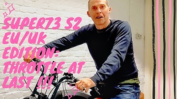 Super73 S2 UK/EU Model: fitting a throttle!