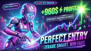OTC TRADING SESSION | POCKET SNIPER AI BOT | BINARY OPTIONS