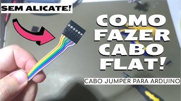 Como fazer jumper / cabo dupont para protoboard e projetos Arduino