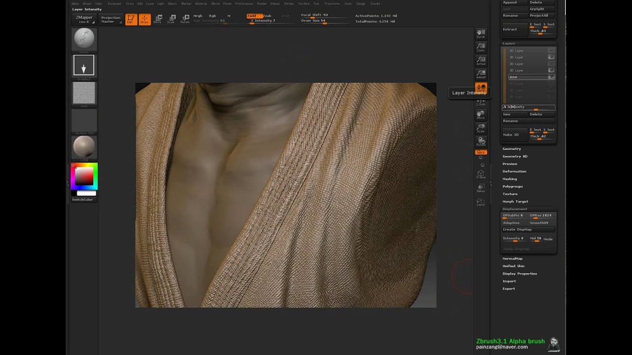 how do i make a zbrush brush with alphas