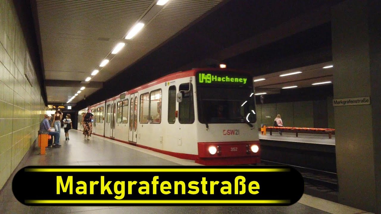 Stadtbahn Station Markgrafenstraße - Dortmund 🇩🇪 - Walkthrough 🚶