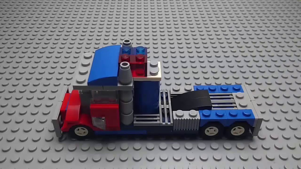 lego optimus prime truck