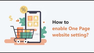 How to enable One Page website setting | Blossom Shop Pro WordPress Theme