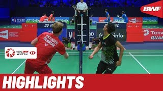 Yonex french open 2019 world tour super 750 badminton quarterfinals
highlights ms | jonatan christie vs. anders antonsen disclaimer: if
you are not able to w...