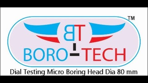 Dial Testing Dia 80 mm Micro Boring Head
