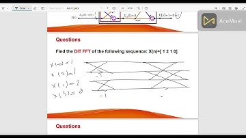 Lec 4 : Fast Fourier Transform ( decimation in time (DIT) and decimation in frequency (DIF) ) algo
