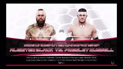 My first title defense in a Submission Match!?  WWE 2k19