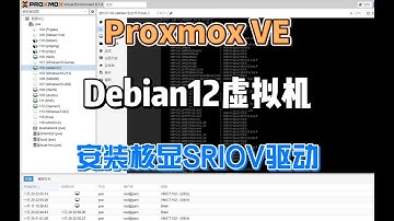 PVE系统Debian12虚拟机直通SRIOV核显安装驱动教程