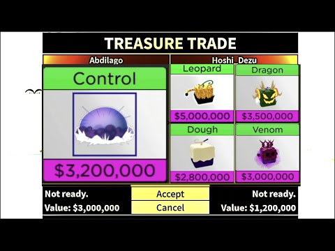 What People Trade For Control Fruit? Trading Control in Blox Fruits 