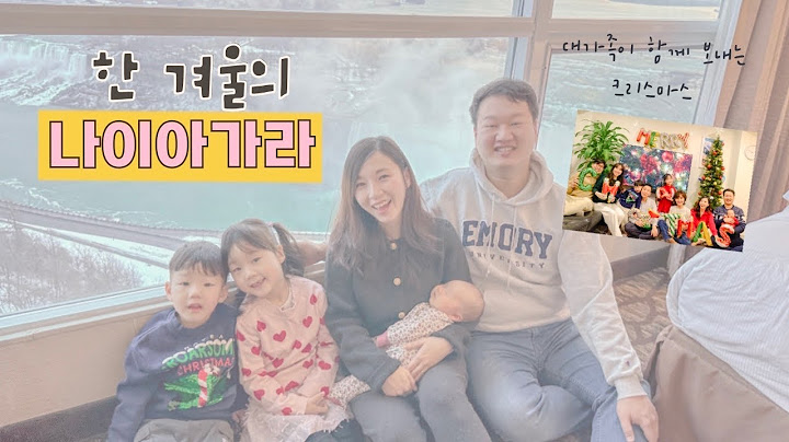 [토론토🇨🇦 vlog] 한 겨울의 나이아가라 폭포 ㅣ 엠버시 스위트 바이 힐튼 나이아가라 ㅣ 대가족이 함께하는 크리스마스