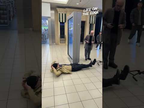 Riding A BMX Down An Escalator, What Could Go Wrong?