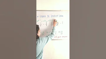 Complete The Fractional Series Shorts Youtubeshorts Youtube Mathshorts Maths Fraction 