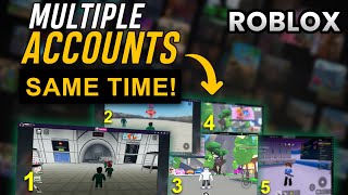 How to play on multiple roblox accounts (NEW METHOD 2025)
