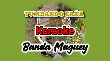 TUMBANDO CAÑA - Banda Maguey (KARAOKE)