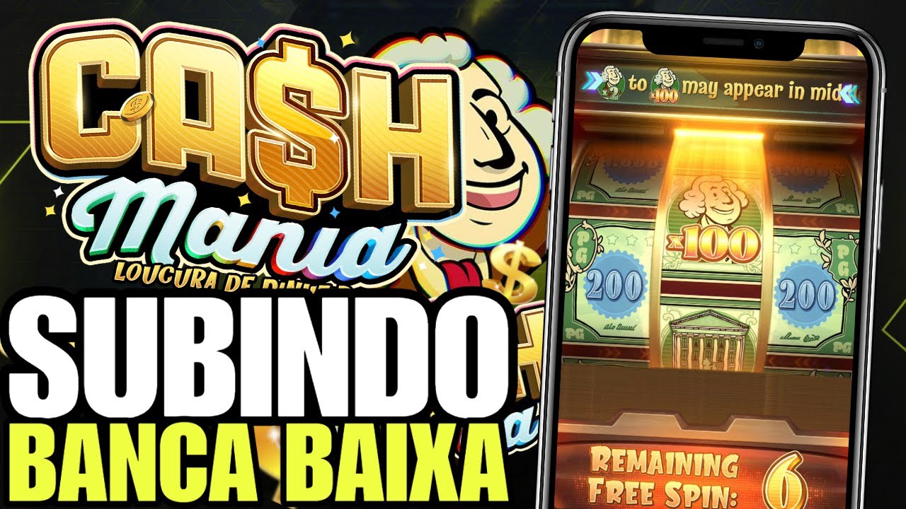 SUBINDO BANCA BAIXA NO CASH MANIA🔥✅ESTRATÉGIA NO JOGO DO DINHEIRO - COMO GANHAR AO VIVO ✅