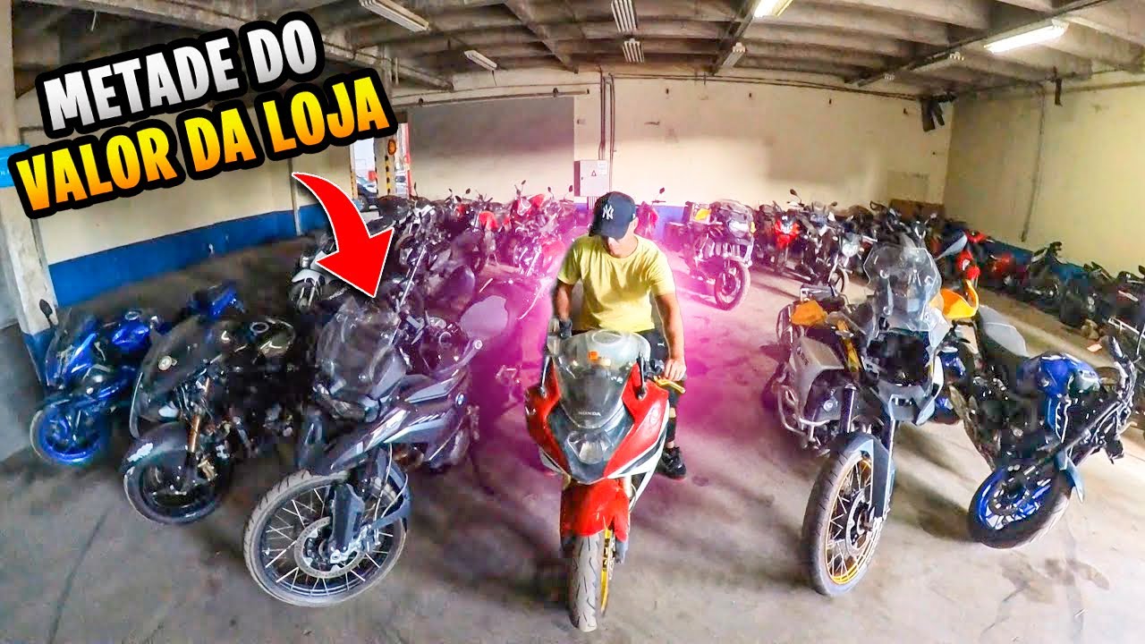 ESSAS MOTOS ESTAVAM ABANDONADAS E FORAM RECUPERADAS PARA SEREM VENDIDAS DENTRO DE UM LEILÃO