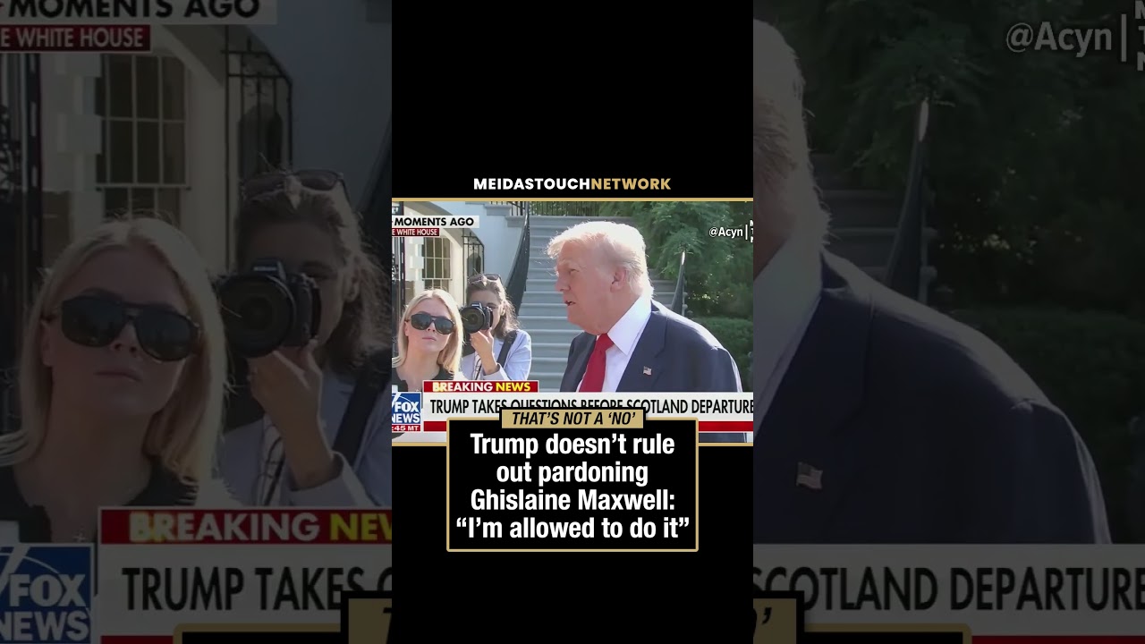 🚨 Trump DOES NOT Rule Out Ghislaine Maxwell PARDON