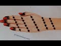 Easy stylish special bridal full back hand mehndi designsimple arabic ma.i design for beginners