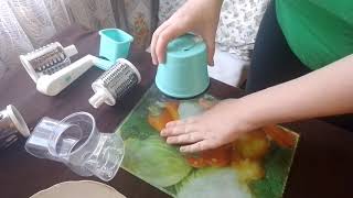 картинка: Обзор на тёрку Tabletop Drum Grater #терка #обзор #обзоры #обзорныйканал #обз
