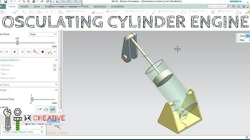 UNIGRAPHICS NX  | OSCULATING CYLINDER ENGINE MECHANISM in UNIGRAPHICS  | Unigraphics NX Tutorial