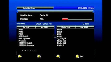 Set-Up and Blind Scan on the GEOSATpro HDVR1200