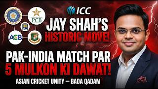 Icc Ka Bara Faisla Jay Shah Ne Pak-India Match Par 5 Mulkon Ko Dawat De Di