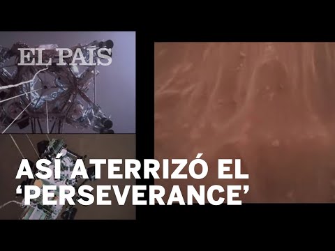 Así fue el ATERRIZAJE del 'Perseverance' en MARTE