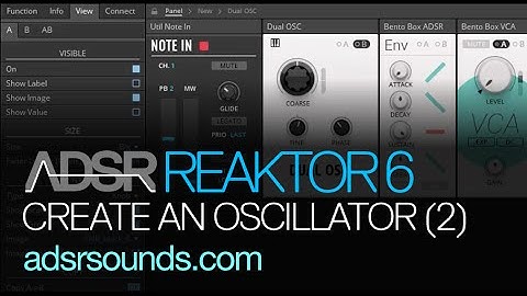 Reaktor 6 Blocks pt 6 - Create an Oscillator in the Blocks Framework, Part II