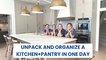 Unpack And Organize A Kitchen+Pantry In One Day