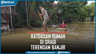 Ratusan Rumah Di Sragi Pekalongan Terendam Banjir Akibat Sungai Winong Meluap
