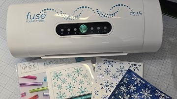 Learn to foil in under 15 minutes with Gina K’s Fuse machine (giveaway closed)