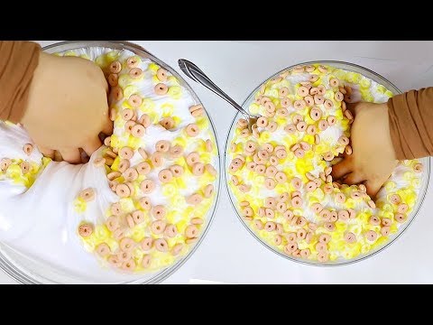 DIY How to Make Cereal Milk Slime! Cereal Slime Secret Recipe!