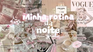 My Evening Routine Minha Rotina Da Noite Skin Care, Estudos, Banho, Colorir, Nécessaire...