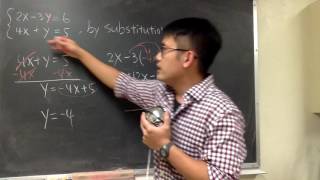 system of equations (graphing, substitution, elimination)