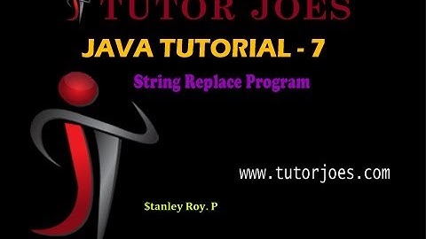 String Replace in java