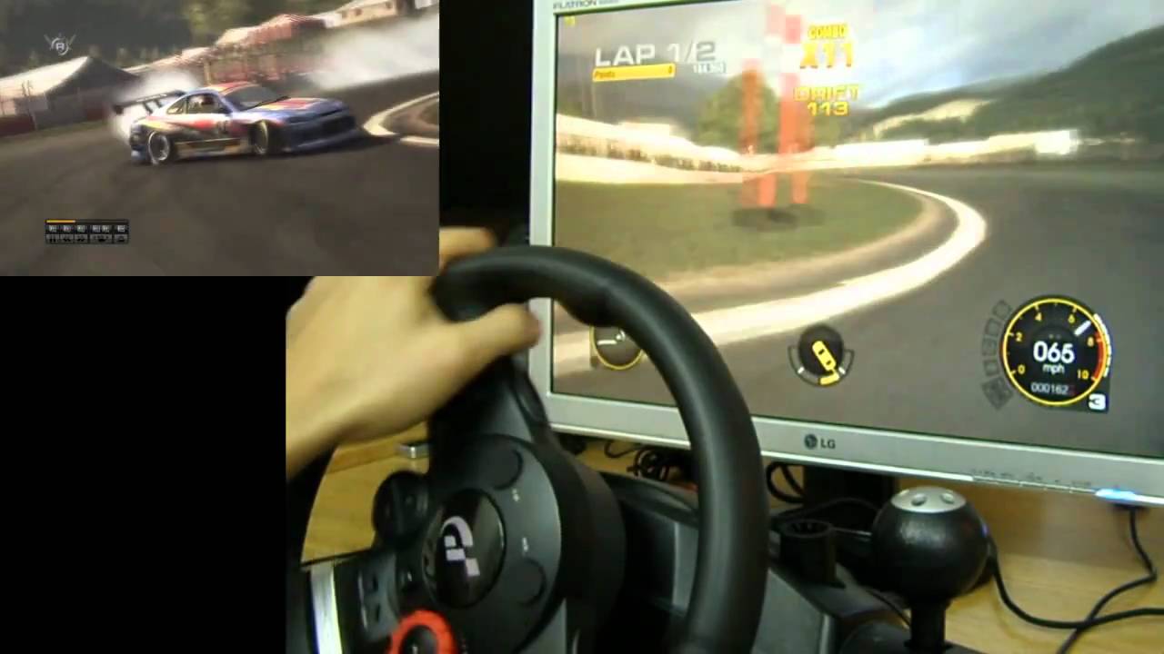 Drifting In Grid Logitech Driving Force Gt All Assists Off Youtube