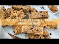 Chewy Gluten-free Peanut Butter Granola Bars