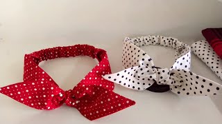 DIY Cotton Headband Tutorial❣️ |How To Make A Headband Out Of Fabric |Easy To Sew |Headband tutorial