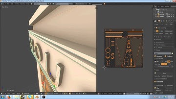 Uptown Sign Prop Timelapse - UV + Texturing
