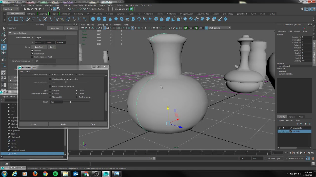 3D modeling Nurbs to Polygons