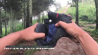 Sepatu Boots Safety Pria Lavio E 95 Original Boots Outdoor Kerja Lapangan Ujung Besi