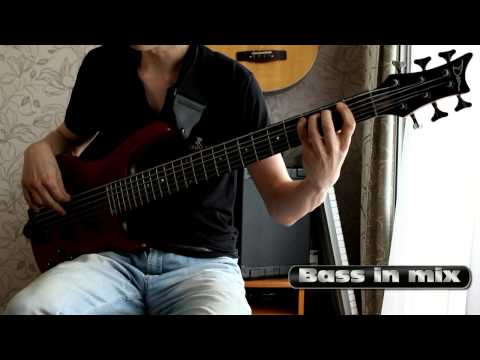 Test bass guitar Dean EDGE 6 (Alex KinBass)