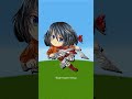 Wings of the Survey Corps in Pixel Art | Levi, Mikasa, Erwin &amp; Armin