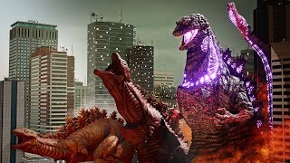 EVOLUTION of SHIN GODZILLA: Size Comparison Resimi