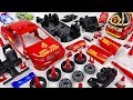 Dinosaur set fire to store! Robocar Poli! Make a Fire Chief Car with Model Assembly Kit! #DuDuPopTOY